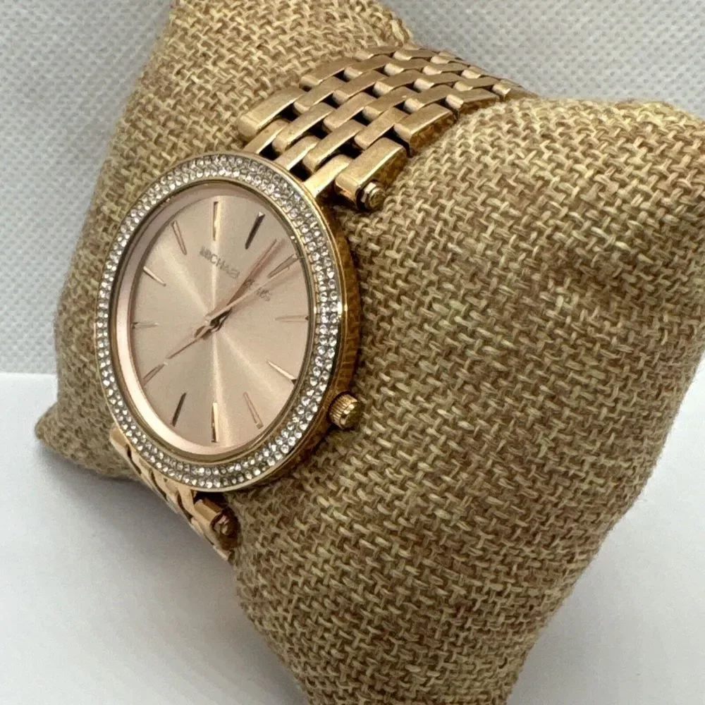 Michael Kors Darci MK3192 Women Rose Gold Analog Dial Quartz Wrist Watch JNA293